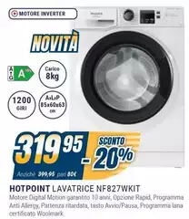 Hotpoint - Lavatrice NF827WKIT Hotpoint - Lavatrice NF827WKIT