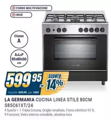 La Germania - Cucina Linea Stile S85C61XT/24 La Germania - Cucina Linea Stile S85C61XT/24