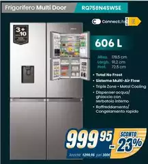 Hisense - Frigorifero Multi Door RQ758N4SWSE