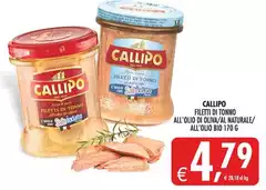 Callipo - Filetti Di Tonno All'olio Di Oliva/ All Naturale/ All'olio Bio