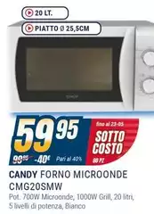 Candy - Forno Microonde CMG20SMW