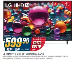 LG - Smart Tv UHD 75" 75UA75006LA.APIQ LG - Smart Tv UHD 75" 75UA75006LA.APIQ