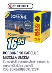 Caffe Borbone - Lavazza Capsule Compatibili Nespresso Crema E Gusto, 80 Capsule Caffe Borbone - Lavazza Capsule Compatibili Nespresso Crema E Gusto, 80 Capsule