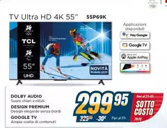 TCL - Tv Ultra HD 4K 55" 55P69K TCL - Tv Ultra HD 4K 55" 55P69K