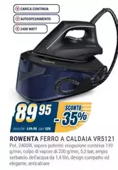 Rowenta - Ferro A Caldaia VR5121