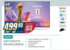 Hisense - Smart Tv QLED 65" 4k 65A79Q Hisense - Smart Tv QLED 65" 4k 65A79Q