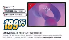 Lenovo - Tablet "Idea Tab" ZAFR0405SE