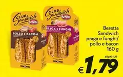 Beretta - Sandwich Praga E Funghi Beretta - Sandwich Praga E Funghi