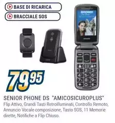 Brondi - Senior Phone DS "Amicosicumoplus" Brondi - Senior Phone DS "Amicosicumoplus"