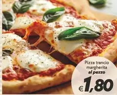 Pizza Trancio Margherita Pizza Trancio Margherita