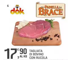 Tagliata Di Bovino Con Rucola