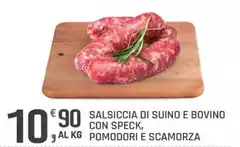 Salsiccia Di Suino E Bovino Con Speck