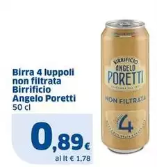 Angelo Poretti - Birra 4 Luppoli Non Filtrata
