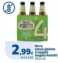 Birrificio Angelo Poretti - Birra Senza Glutine 4 Luppoli