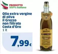 Costa d'Oro - Olio Extra Vergine Di Oliva Il Grezzo 