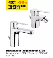Miscelatori "Acquachiara A1 23"