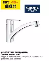 Grohe - Miscelatore Per Lavello "Grohe Start Eco"