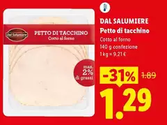Dal Salumiere - Petto Di Tacchino Dal Salumiere - Petto Di Tacchino