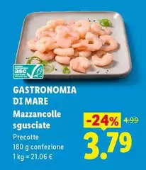 Gastronomia Di Mare Mazzancolle Sgusciate Gastronomia Di Mare Mazzancolle Sgusciate