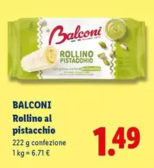 Balconi - Rollino Al Pistacchio Balconi - Rollino Al Pistacchio