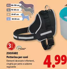 Zoofari - Pettorina Per Cani Zoofari - Pettorina Per Cani