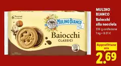 Mulino Bianco - Baiocchi Alla Nocciola Mulino Bianco - Baiocchi Alla Nocciola