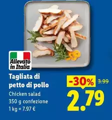 Tagliata Di Petto Di Pollo