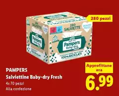 Pampers - Salviettine Baby-Dry Fresh Pampers - Salviettine Baby-Dry Fresh