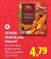 Vitasia - Filetti Di Pollo Impanati Vitasia - Filetti Di Pollo Impanati