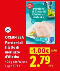 Ocean Sea - Porzioni Di Filetto Di Merluzzo D'Alaska