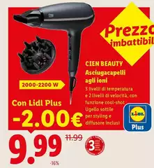 Cien - Beauty Asciugacapelli Agli Ioni Cien - Beauty Asciugacapelli Agli Ioni