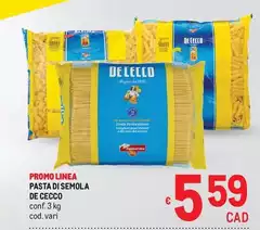 De Cecco - Pasta Di Semola De Cecco - Pasta Di Semola