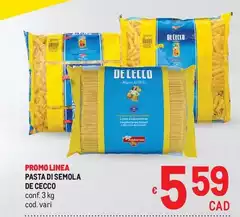 De Cecco - Pasta Di Semola De Cecco - Pasta Di Semola