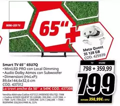 Samsung - Smart Tv 65" 65U70Q