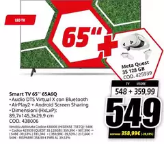Samsung - Smart Tv 65" 65A6Q