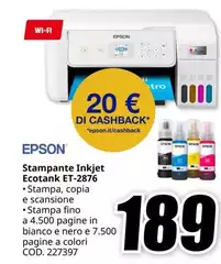Epson - Ecotank ET-2876 Epson - Ecotank ET-2876