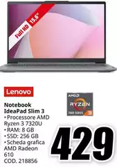Lenovo - Notebook Ideapad Slim 3 Lenovo - Notebook Ideapad Slim 3
