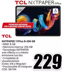 TCL - Nxtpaper 11 Plus 8+256 Gb TCL - Nxtpaper 11 Plus 8+256 Gb