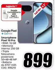 Google - Pixel + Gemini Smartphone Pixel 10 Pro Google - Pixel + Gemini Smartphone Pixel 10 Pro