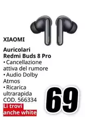 Xiaomi - Auricolari Redmi Buds 8 Pro Xiaomi - Auricolari Redmi Buds 8 Pro