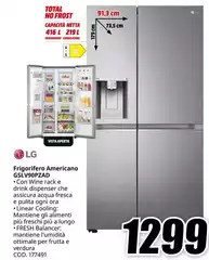 LG - Frigorifero Americano GSLV90PZ4D LG - Frigorifero Americano GSLV90PZ4D