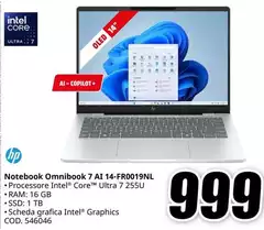 HP - Notebook Omnibook 7 AI 14-FR0019NL HP - Notebook Omnibook 7 AI 14-FR0019NL