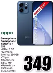 Oppo - Smartphone Android Smartphone Reno 15 F 256 Oppo - Smartphone Android Smartphone Reno 15 F 256
