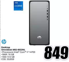 HP - Desktop Omnidesk M02-0033NL HP - Desktop Omnidesk M02-0033NL