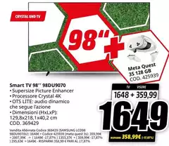 Samsung - Smart Tv 98" 98du9070