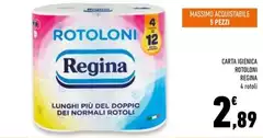 Regina - Carta Igienica Rotoloni Regina - Carta Igienica Rotoloni