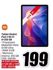 Xiaomi - Tablet Redmi Pad 2 Wi-fi 8+256 Gb