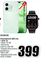 Honor - Smartphone 600 Lite + WTc 21