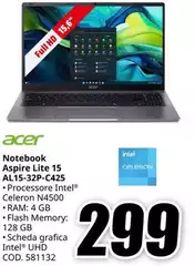 Acer - Notebook Aspire Lite 15 AL15-32P-C225 Acer - Notebook Aspire Lite 15 AL15-32P-C225