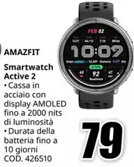 Amazfit - Smartwatch Active 2 Amazfit - Smartwatch Active 2